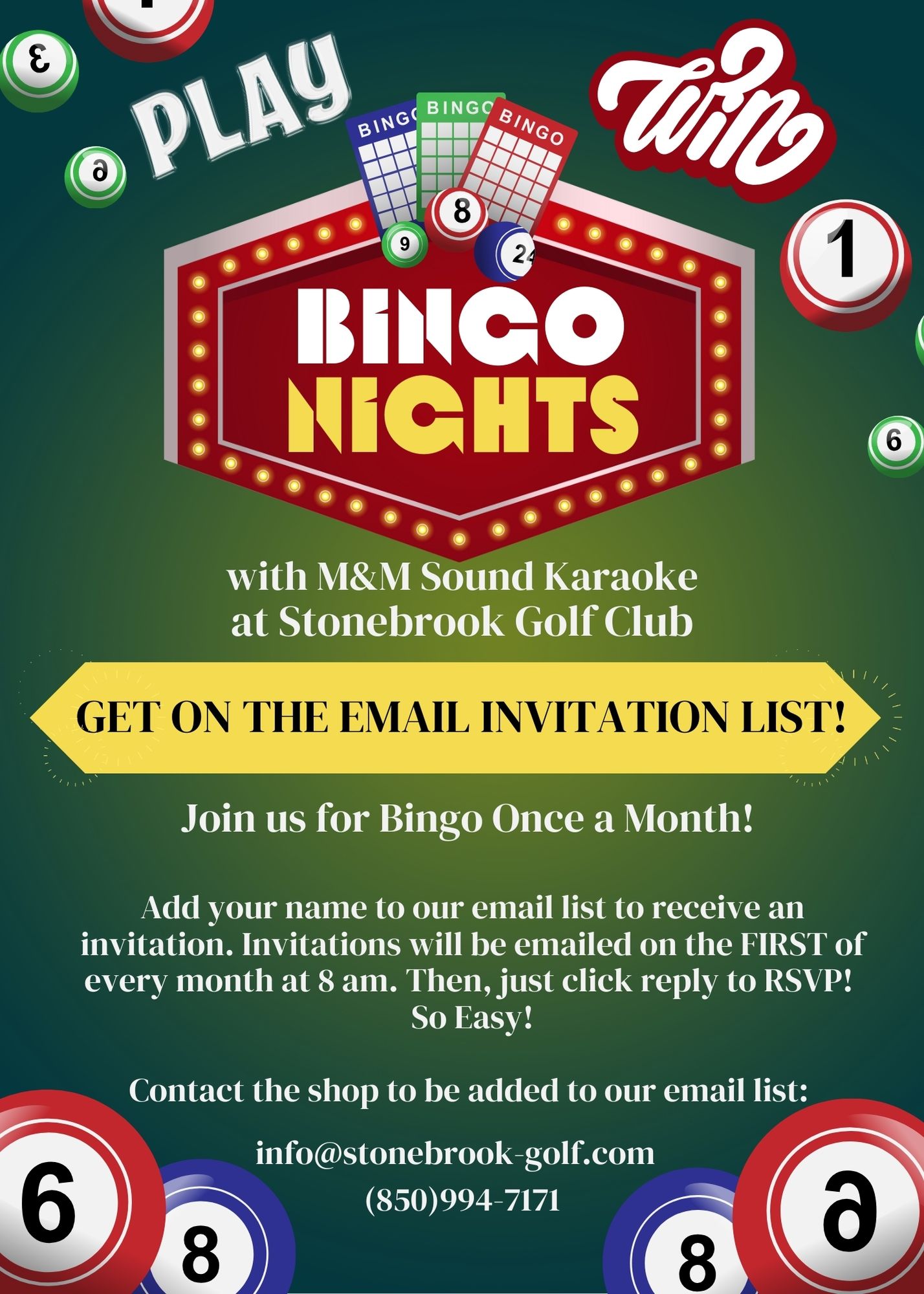 Bingo email reminder